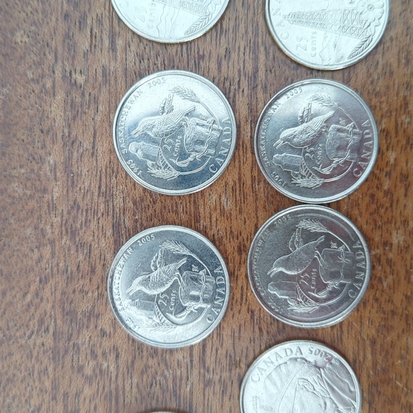 2005 Vetrans, Alberta And Saskatchewan Commemorative Quarters - Picture 3 of 11